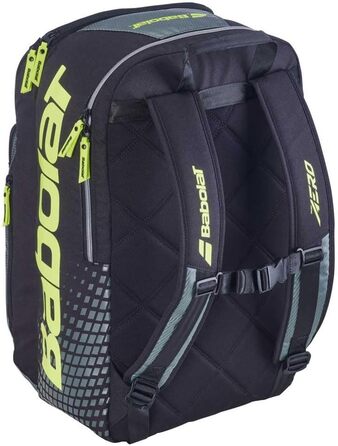Рюкзак для тенісу Babolat Pure Aero Metallic Grau/Schwarz/Fluo Gelb