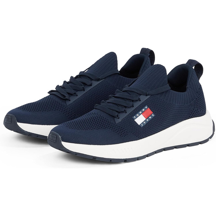 Футболка Tommy Jeans Runner Knitted чоловіча (40 EU, Темно-синій)