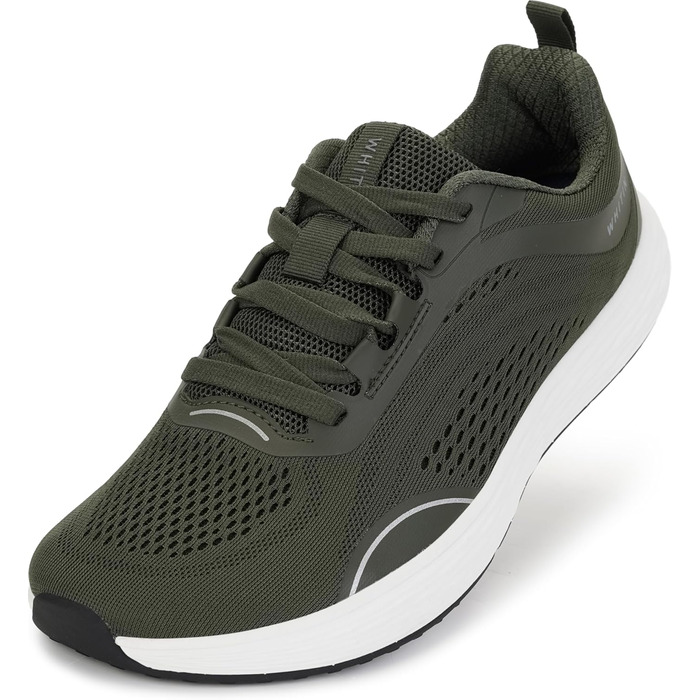 Чоловічі бігові кросівки WHITIN Zero Drop з широкою передньою частиною, розмір 41.5 EU, колір зелений