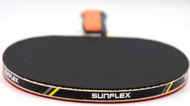 Ракетка для настільного тенісу Sunflex Motion A25: для початківців, любителів, сертифікований ITTF, багатокольорова