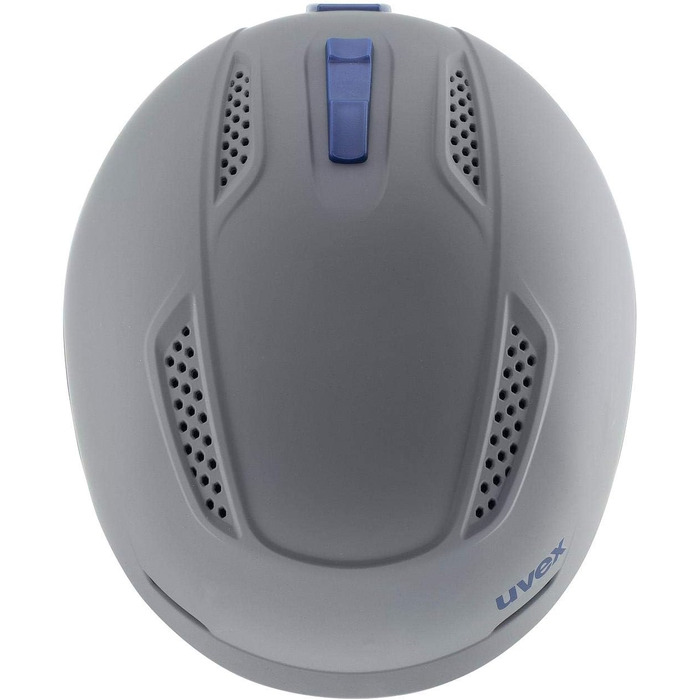 Лижний шолом Uvex Ultra Pro сірий/синій, унісекс, 55-59 см