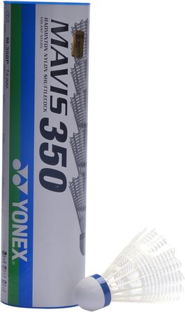 Бадмінтонні волани Yonex Mavis 350, упаковка 6 шт. (M, жовті)