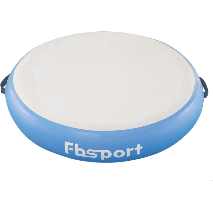 Надувний гімнастичний ролик FBSPORT Airspot 10/20/30 см висота, 70/100/140 см діаметр, з насосом, мат для акробатики та тренувань