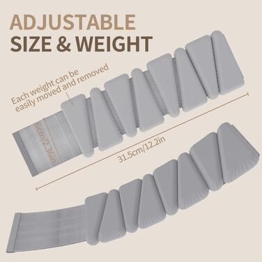 Набір кишенькових вагів KOOOGEAR (2 шт.) для фітнесу, бігу, тренувань (0,5 кг * 2)