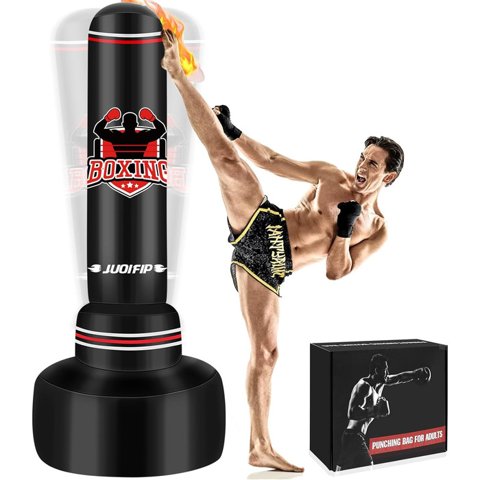 Боксерський мішок для дорослих NZQXJXZ, важкий, для тренувань MMA та Муай Тай