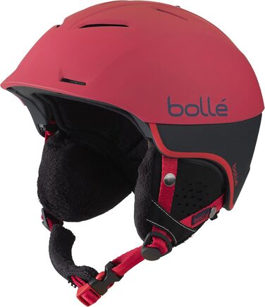 Гірськолижний шолом Bollé Synergy Soft червоний 58-61 см