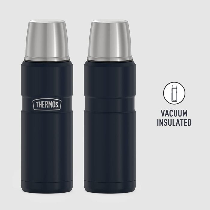 Термос THERMOS Stainless King, вакуумна пляшка, 473 мл, синя