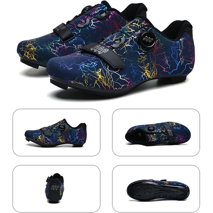 Велотуфлі для чоловіків та жінок SPD/SPD-SL: зручні та дихаючі, для шосе та MTB, Marineblau, 38 EU