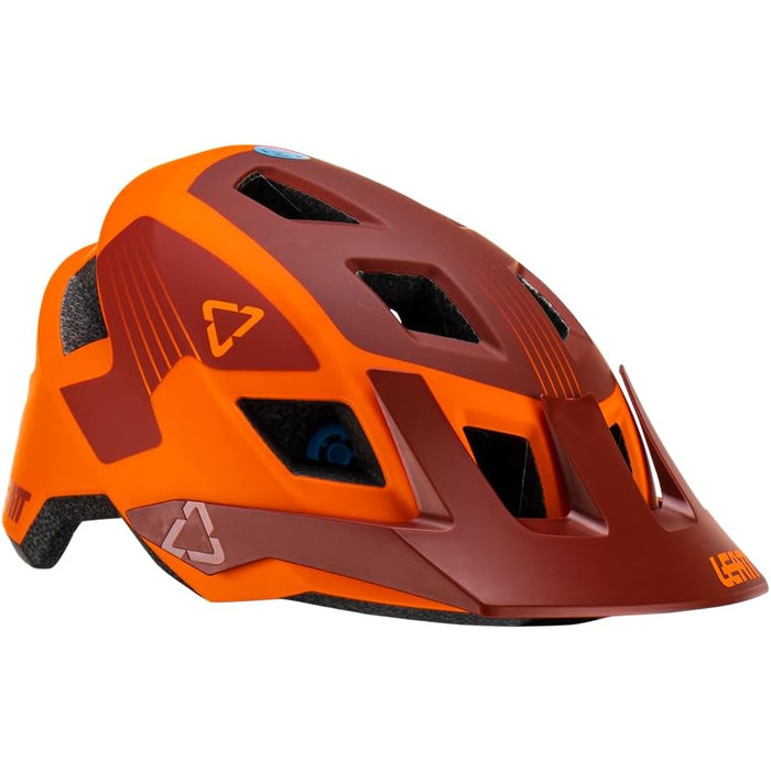 Дитячий велосипедний шолом Leatt MTB AllMtn 1.0 V23 Flame XS 50-54 см