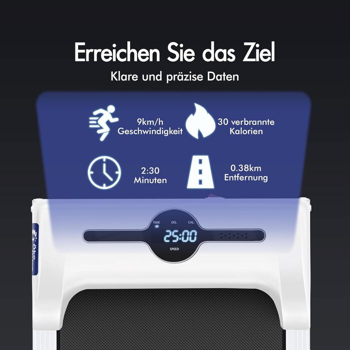 Бігова доріжка Walking Pad BLACK LORD 3-in-1 (SL9) — компактна портативна доріжка під стіл для дому та офісу, з Bluetooth-динаміком, білий колір