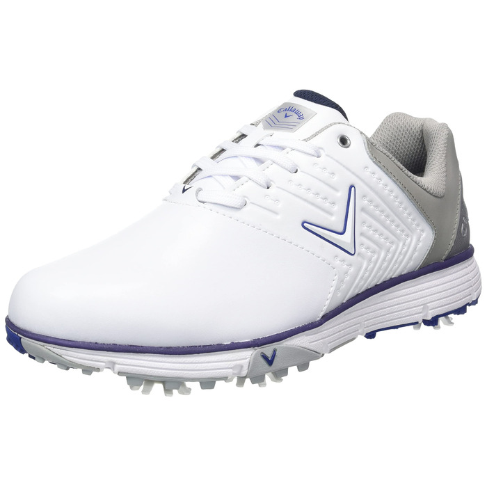 Гольф черевики чоловічі Callaway Chev Mulligan S Waterproof White Navy 44.5 EU