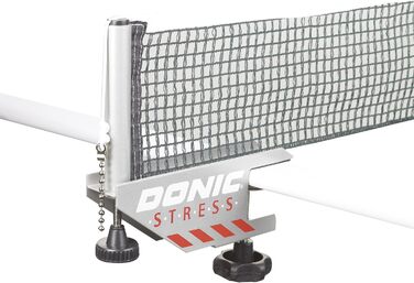 Сітка для настільного тенісу DONIC Stress, універсальна, сріблясто-зелена