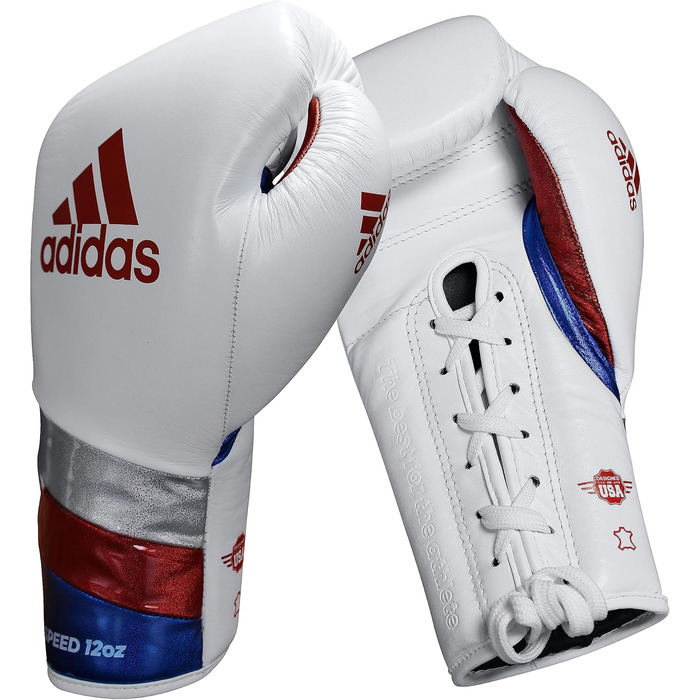 Боксерські рукавички Adidas AdiSpeed на шнурівці, для дорослих, чоловіків та жінок, 340 г, 453 г, 510 г