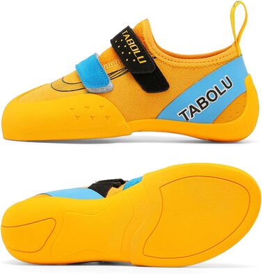 Дитячі скельні туфлі для дівчаток, початковий рівень, для залу, легкі, жовті (34 EU)