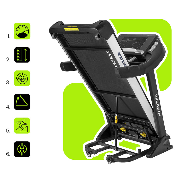 Електрична бігова доріжка Urbogym V850S (до 150 кг)