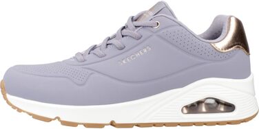 Кросівки жіночі Skechers UNO Shimmer Away фіолетові, 42 EU - оригінальні кежуал снікери
