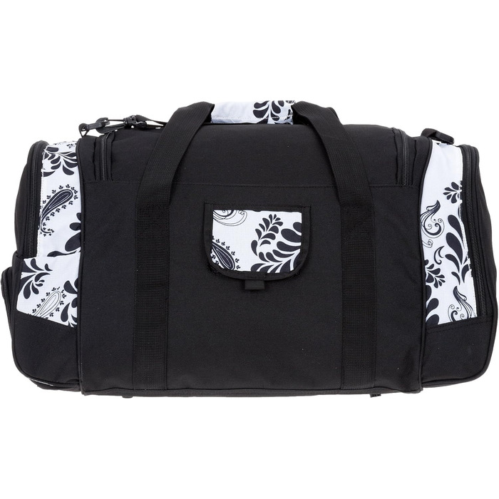 Спортивна сумка ALESSANDRO/ELEPHANT Mate 55 см 45 л, білий пейслі, для фітнесу та подорожей