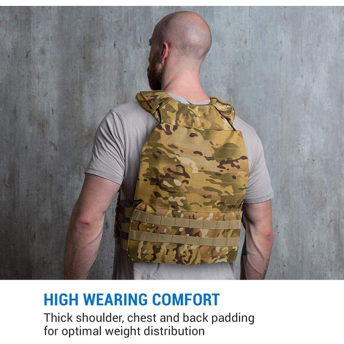 Capital Sports Battlevest 2.0 - Вага жилет для тренувань, 13.2 кг, камуфляж