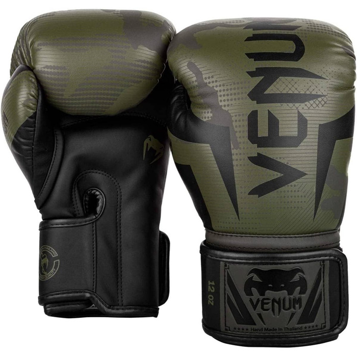 Боксерські рукавички Venum Elite Khaki/Camo, 8 Oz