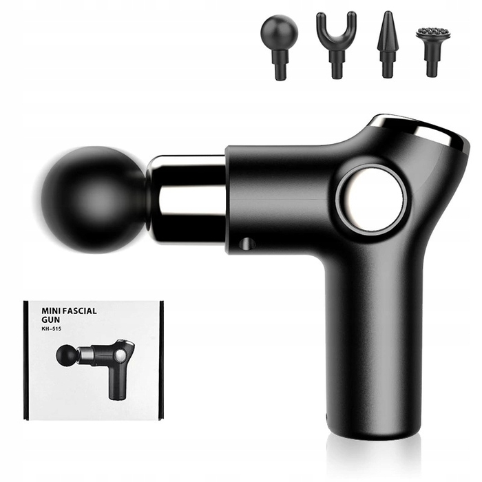 Перкусійний масажер Massage Gun з LCD-дисплеєм, безшумний