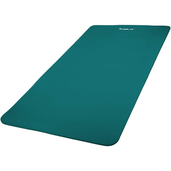 Гімнастичний килимок MOVIT для фітнесу та йоги, гіпоалергенний, без фталатів, синій петроль, 183x60x1.0 см