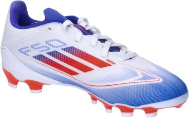 Бутси для футболу Adidas F50 League Unisex Multi Ground, 33 EU, Cloud White/Solar Red/Lucid Blue