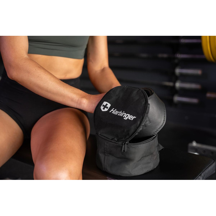 Пончо для тренувань Harbinger 7mm Pro Leather - Пояс для важкої атлетики, пауерліфтингу та олімпійського хавлінгу, чорний, великий