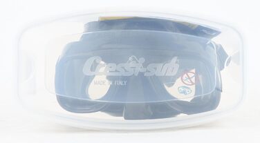 Маска для фрідайвінгу Cressi Superocchio, універсальний розмір, чорна