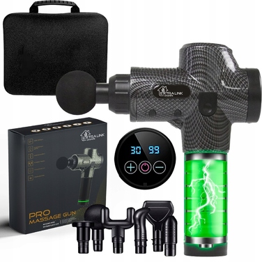 Потужний перкусійний масажер PISTOLET Massage Gun Pro