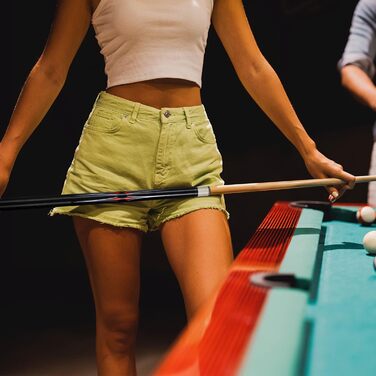 AKLOT Більярдний кий, набір 3 шт., канадський клен, 147.3 см, змішана вага