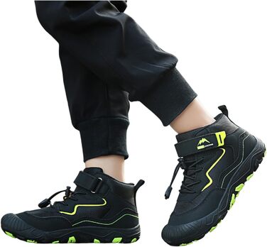 Дитячі спортивні кросівки для трекінгу та вуличної бігу, чорні (32 EU)