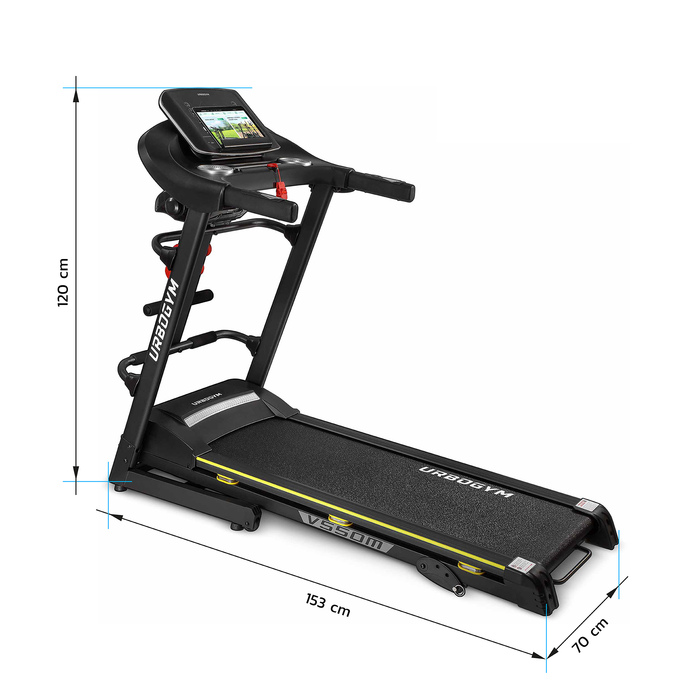 Електрична бігова доріжка Urbogym V550M (до 130 кг)