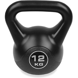 Гиря BENCH BS2045 12 кг, чорна, універсальна для фітнесу