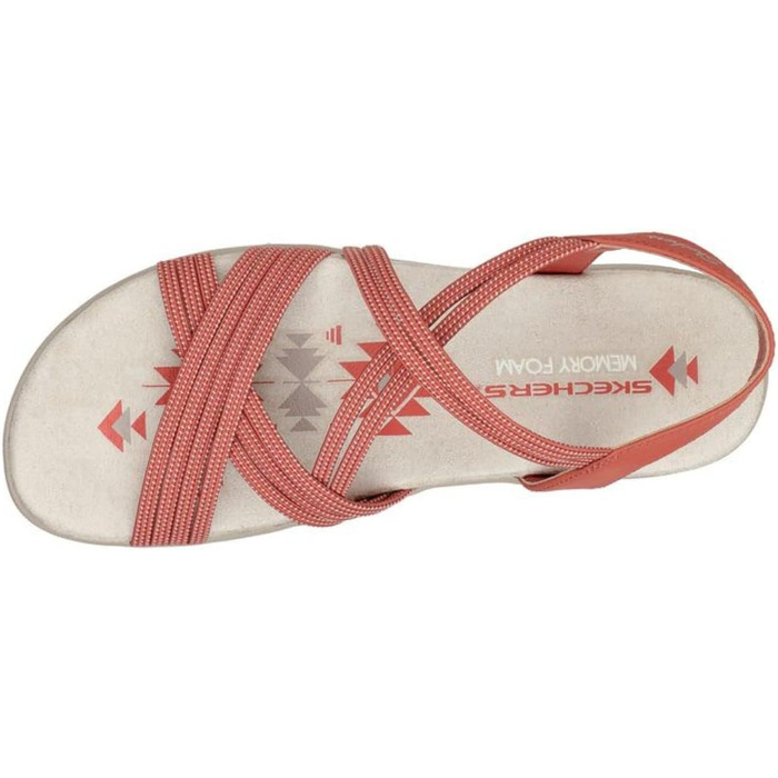 Сандли Skechers Reggae Slim Sunnysides для жінок (35 EU, Оранжевий)