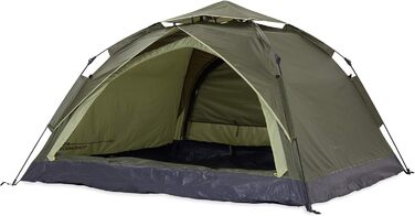 Намет Lumaland Camping - легкий намет Pop Up для 2-4 особи | Іглу-намет для кемпінгу, трекінгу та фестивалів | Водостійкий намет 210x190x110cm | Захист від вітру та сонця