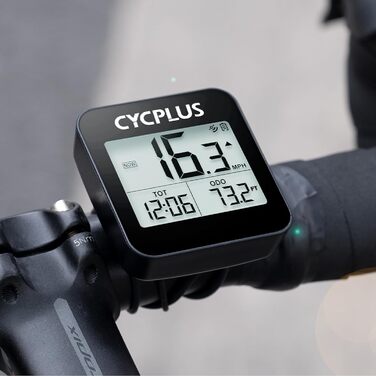 GPS велосипедний комп'ютер CYCPLUS G1, бездротовий велоспідометр, водонепроникний IPX6, лічильник кілометрів, чорний