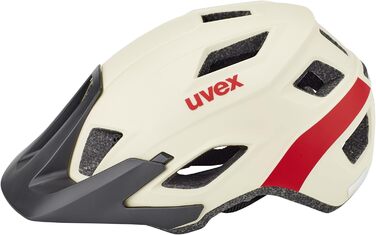 Велосипедний шолом uvex access для MTB, жіночий та чоловічий, легкий, регульований розмір 57-62 см, з оптимізованою вентиляцією, колір пісочно-червоний матовий