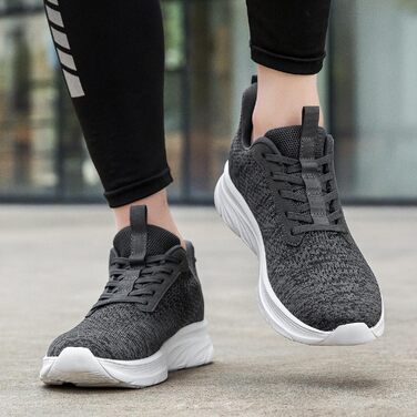 Сліпони чоловічі DimaiGlobal - спортивні кросівки без шнурівків, дихаючі, для занять спортом та відпочинку (43 EU, темно-сірий)