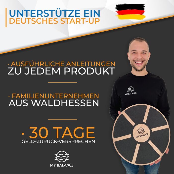 Преміум баланс-борд з антиковзним килимком: тренування балансу та покращення фітнесу