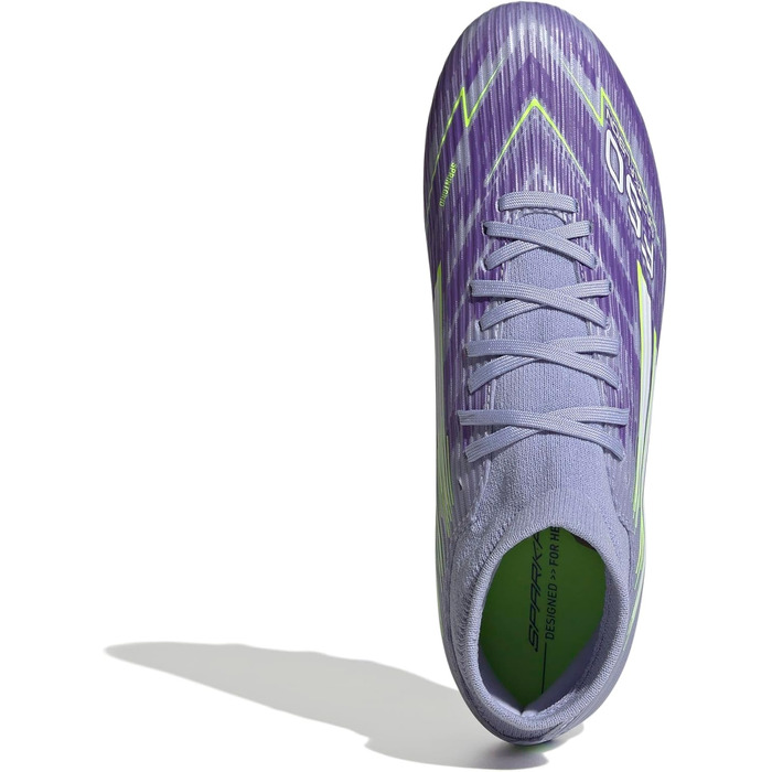 Жіночі футбольні бутси adidas F50 Sparkfusion League Firm Ground, Violet Tone/Lucid Lemon/Purple Rush, розмір 36 EU