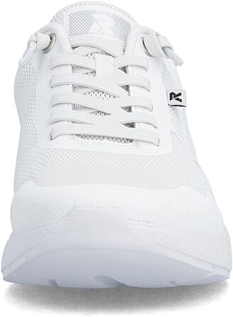 Жіночі білі кеди Rieker Low-Top M8551, низькі прогулянкові кросівки зі знімною устілкою, розмір 41 EU