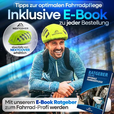 Водонепроникний чохол на сидіння велосипеда Nextcover® 2 шт. I Захист від дощу I Чорний