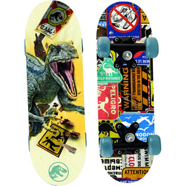 Дитячий скейтборд Joy Toy Jurassic World Dominion з дерева, 43x12x8 см, великий