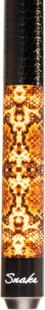 Більярдний кий Winsport Animal Collection Snake — професійний пул-кий з клеєним тіпом 12 мм, клен, дизайн Змія