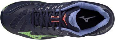 Волейбольне взуття Mizuno Wave Voltage - чорно-біле, 42 EU, Eveblue Techgreen Iolite