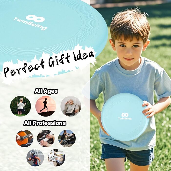 Набір для зміцнення хватки TwinBeing (4 шт.) з ручками та підсилювачем передпліччя - тренажер рук та пальців - розвантажувальне кільце для сили - літаюча диска