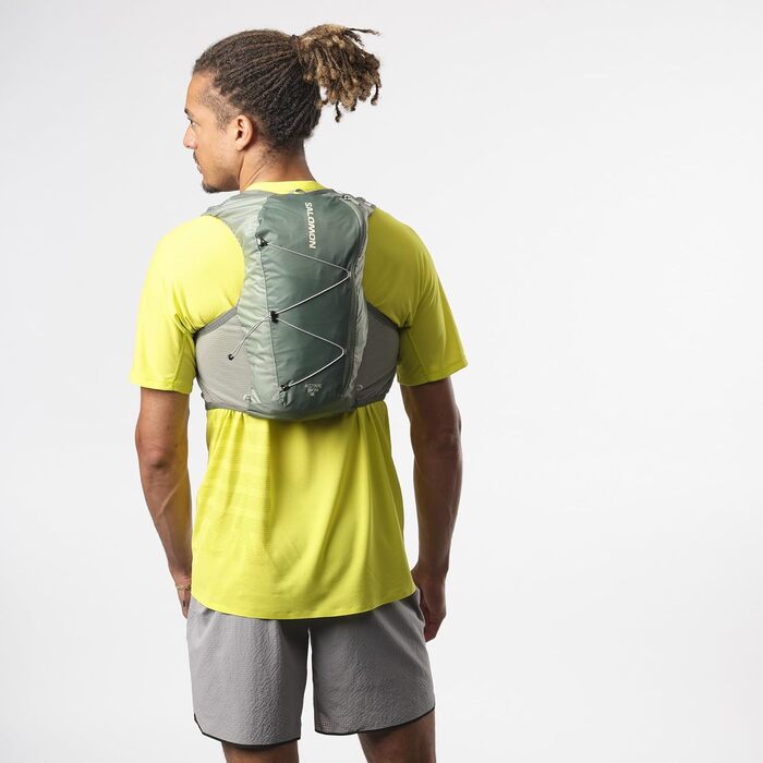 Гідратаційний жилет Salomon Active Skin 8 для бігу, трекінгу, MTB, унісекс, з пляшками, розмір XS, зелений