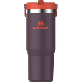 Термочашка Stanley The IceFlow з трубочкою, 0,89 л – термос для напоїв із кришкою, нержавіюча сталь