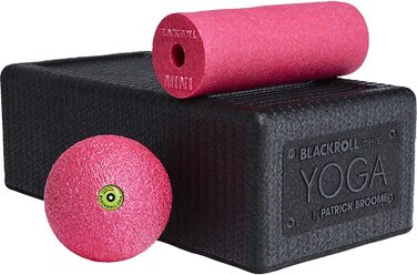Набір йога-блоків BLACKROLL R Yoga Block Set by PATR, чорний/рожевий, універсальний розмір