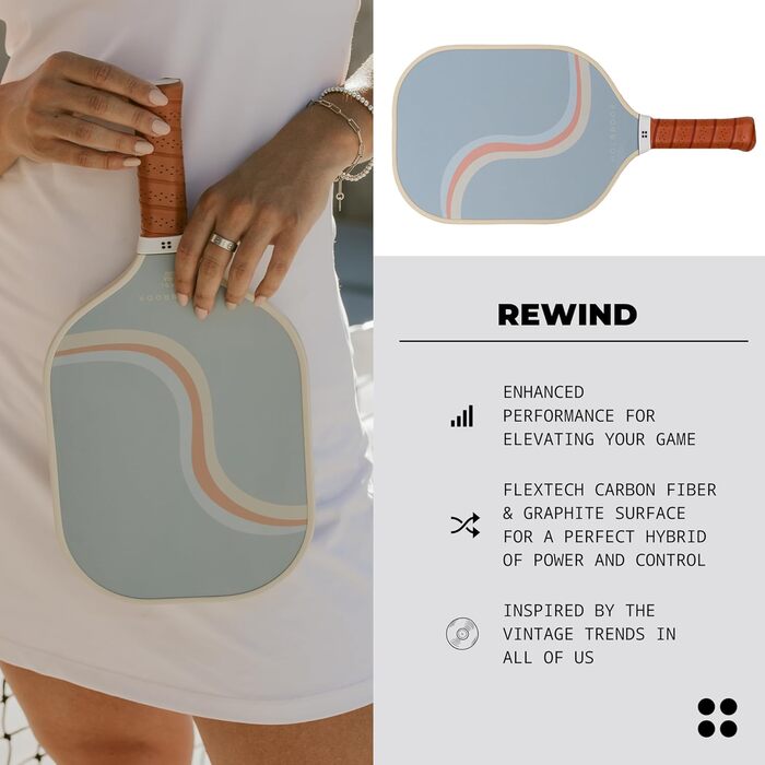 Плече Пікбол Holbrook Performance з карбону, графітове покриття, Polypropylen, Day N' Night (з відмоткою)